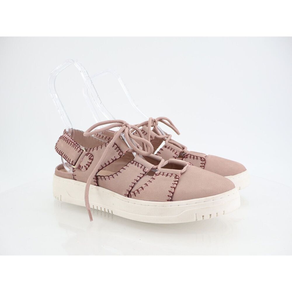 Free People Women's Thirty Love Cutaway Sneaker Pink Size 11 Lace Up Fisherman
